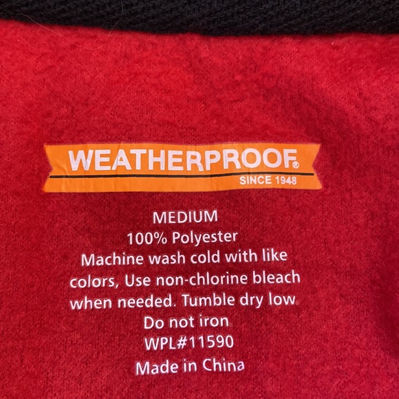 Weatherproof  Men’s Red Top Size Medium NWOT - Picture 4 of 4